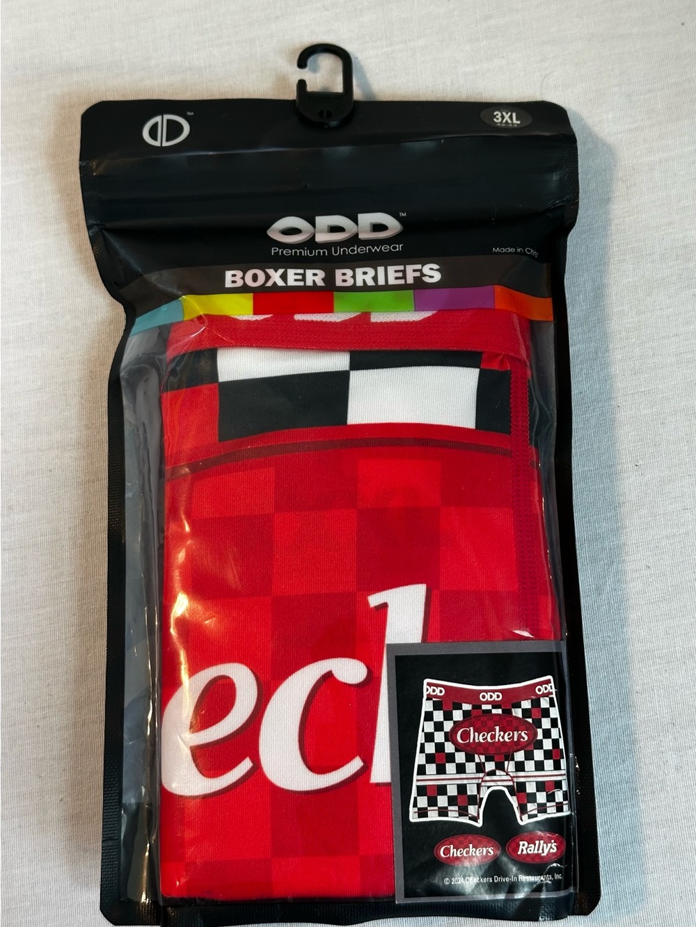 Red Checkers Boxer Briefs - Men's Premium Underwear